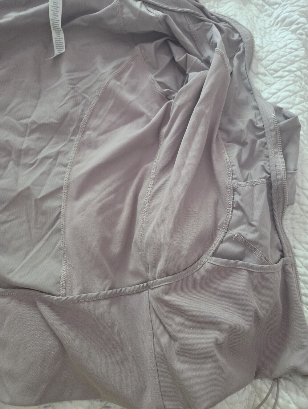 CRZ Yoga Dusty Mauve Hooded Zip Up Jacket XS Thumbhole Activewear Athleisure - Picture 6 of 9